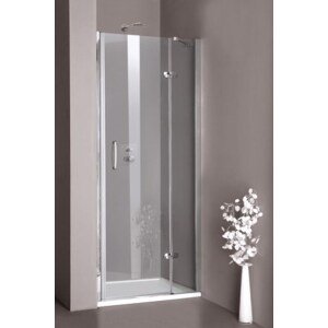 CONCEPT 300 sprchové dveře 90x190 cm, křídlové, levé, stříbrná/čiré sklo