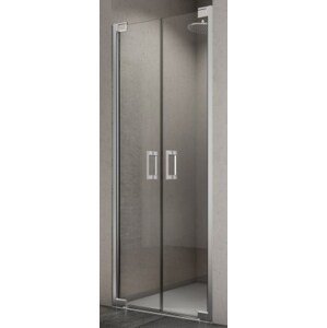 CONCEPT 300 STYLE sprchové dveře 1000x2000mm, dvoukřídlé, aluchrom/čiré sklo