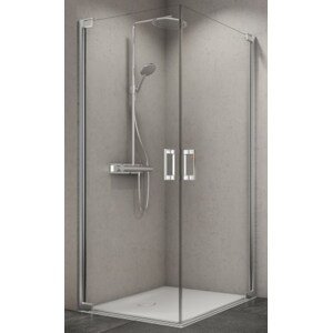 CONCEPT 300 STYLE sprchové dveře 1000x2000mm, jednokřídlé, levé, aluchrom/čiré sklo