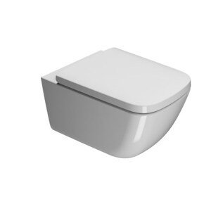 CONCEPT 300 závěsné WC 370x545x335mm, odpad vodorovný, rimless, s úpravou Cataglaze, bílá
