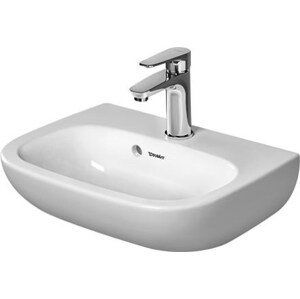 DURAVIT D-CODE umývátko 45 cm, s otvorem pro baterii a přepadem