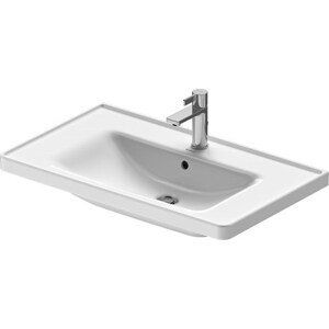 DURAVIT D-NEO umyvadlo 80 cm, s otvorem pro baterii a přepadem, WonderGliss