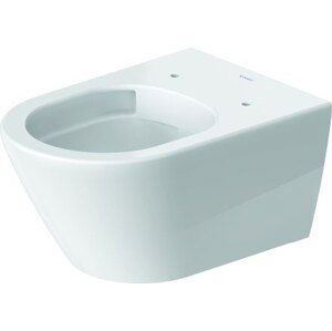 DURAVIT D-NEO závěsné WC 370x540mm, hluboké splachování, odpad vodorovný, uchycení skryté, bílá hygieneglaze