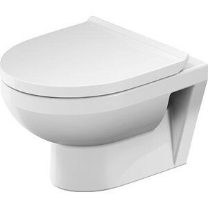 DURAVIT NO.1 závěsné WC 365x480mm, se sedátkem, hluboké splachování, odpad vodorovný, rimless, bílá