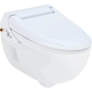 GEBERIT AQUACLEAN 4000 SET závěsné WC s bidetovým sedátkem, alpská bílá