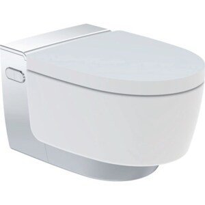 GEBERIT AQUACLEAN MERA CLASSIC závěsné WC s bidetovým sedátkem, SoftClosing, TurboFlush, KeraTect, bílá/chrom