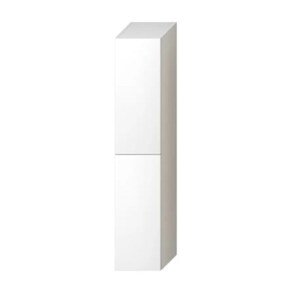 JIKA MIO skříňka vysoká 321x319x1618 mm, 2 dveře levé/pravé, lesklá bílá/bílá