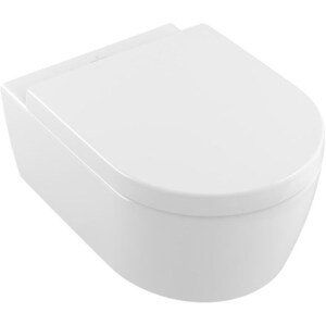 VILLEROY & BOCH AVENTO závěsné WC 370x530mm, se sedátkem 9M77, bílá alpin