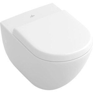 VILLEROY & BOCH SUBWAY klozet 370x560mm s plochým splachováním, bílá Alpin CeramicPlus