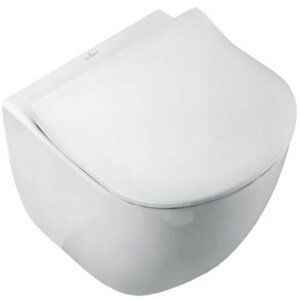 VILLEROY & BOCH VERITY DESIGN 2.0 závěsné WC 370x560mm, Combi-Pack, včetně sedátka, rimless DirectFlush, bílá Alpin