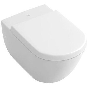 VILLEROY & BOCH VERITY DESIGN závěsné WC 375x565mm s hlubokým splachováním, vodorovný odpad, bílá Alpin