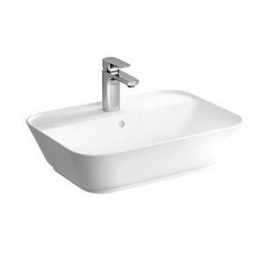 VITRA GEO umyvadlo 59,5 cm, s otvorem pro baterii a přepadem, VitrAhygiene