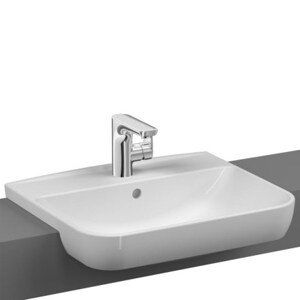 VITRA SENTO umyvadlo 53,5 cm, s otvorem pro baterii a přepadem, VitrAhygiene