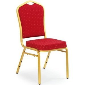 HALMAR Banketová židle K66 červená skladová