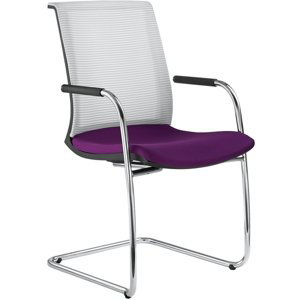 LD SEATING Konferenční židle LYRA NET 203-Z-N4, kostra chrom