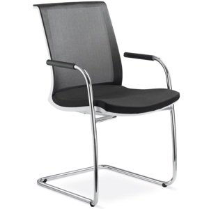LD SEATING Konferenční židle LYRA NET 213-Z-N4, kostra chrom