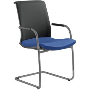 LD SEATING Konferenční židle LYRA NET 204-Z-N2, kostra šedá