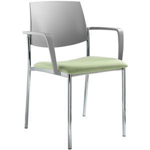 LD SEATING Konferenční židle SEANCE ART 180-N4 BR-N2, kostra chrom
