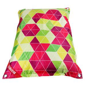 BEANBAG Designový sedací vak 189x140 Triangle s popruhy