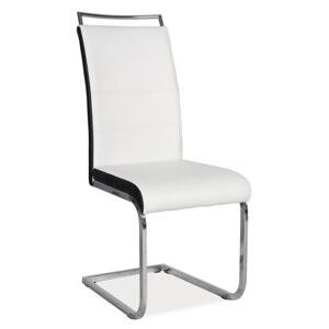 SEDIA Jídelní židle H441 Ekokůže černá / bílá