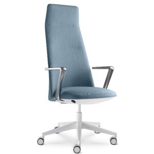 LD SEATING Kancelárske křeslo MELODY DESIGN 795-FR, F40-N0, kříž hliník bílý