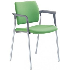 LD SEATING konferenční židle DREAM 111-N2,BR, kostra šedá, područky