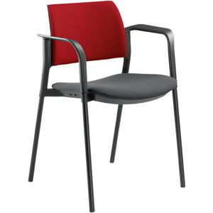 LD SEATING konferenční židle DREAM+ 103BL-N1,BR kostra černá