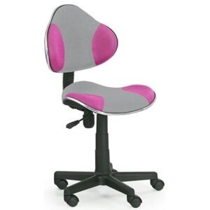 HALMAR dětská židle FLASH 2 šedo-růžová