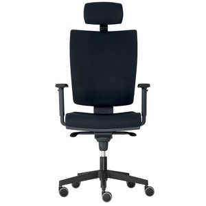 ALBA kancelářská židle LARA VIP s 3D PDH a područkami, BLACK 27