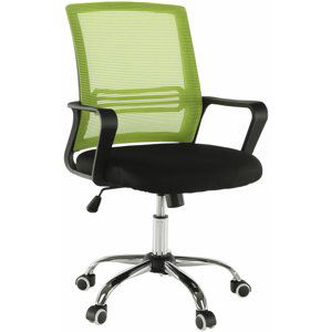 TEMPO KONDELA Kancelářská židle APOLO zeleno-černá
