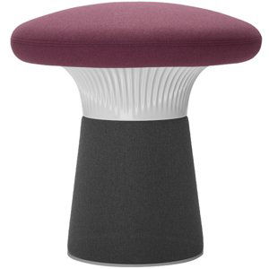 LD SEATING Designový taburet FUNGHI FU-N0 50/50 bílý plast