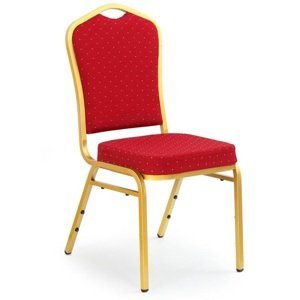 HALMAR Banketová židle K66 červená