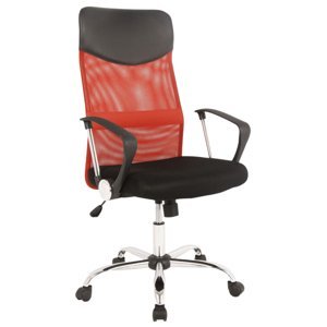 SEDIA Kancelářská židle Q025 černo-červená Prezident II