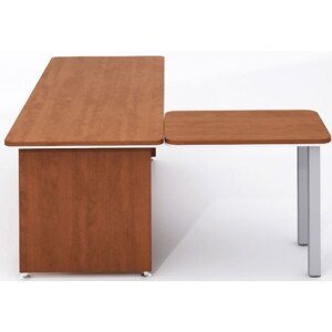 LENZA Přístavný stůl WELS,  90x55x76,2 cm, levé provedení