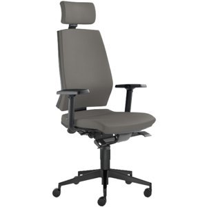 LD SEATING Kancelářská židle STREAM 280-SYS PDH, tm.šedá skladová