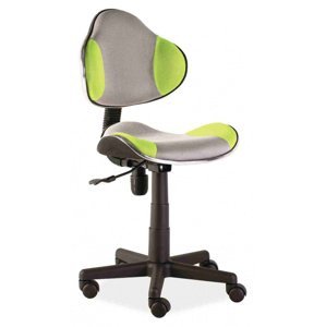 SIGNAL dětská židle Q-G2 šedo-zelená