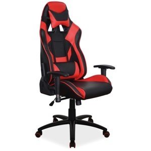 SIGNAL herní židle SUPRA černo-červená
