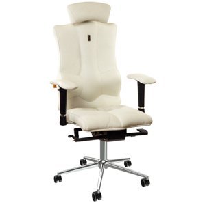 KULIK System Kancelářská židle ELEGANCE béžová, kůže poslední vzorový kus BRATISLAVA
