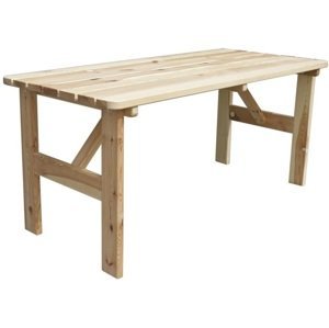 ROJAPLAST Zahradní stůl VIKING dřevěný přírodní - 180cm