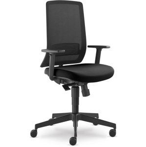 LD SEATING Kancelářská židle Lyra 215-SY, černá, skladová