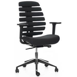 MERCURY kancelářská židle FISH BONES černý plast, 26-60 černá, 3D područky
