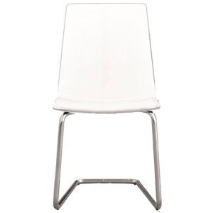 MI-KO židle LOLLIPOP 2 , transparentní, vzorový kus Rožnov p.R.