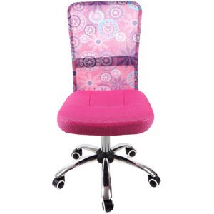 MERCURY dětská židle DINGO - barva růžová vzorkový kus ROŽNOV p.R.