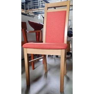 ALBA jídelní židle ZEFRI oranžová/buk, vzorkový kus v ROŽNOVĚ p.R.