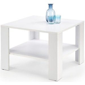 HALMAR Dřevěný konferenční stolek Kwadro kwadrat bílý