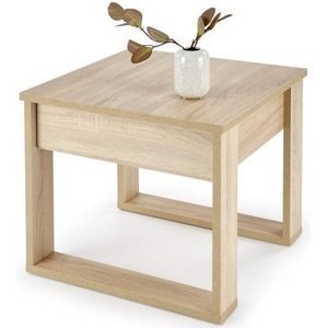 HALMAR Dřevěný konferenční stolek NEA KWADRAT dub sonoma
