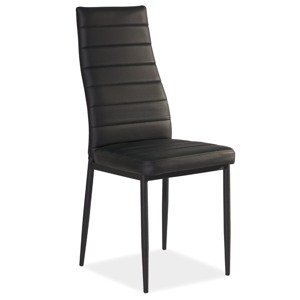 SIGNAL Jídelní židle H261 Ekokůže černá