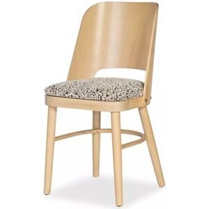 MI-KO Jídelní židle DEBRA masiv buk, čalouněný sedák