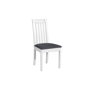 Jídelní židle ROMA 10 Tkanina 22B Bílá