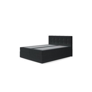 Čalouněná postel RIVA s pružinovou matrací rozměr180x200 cm Černá